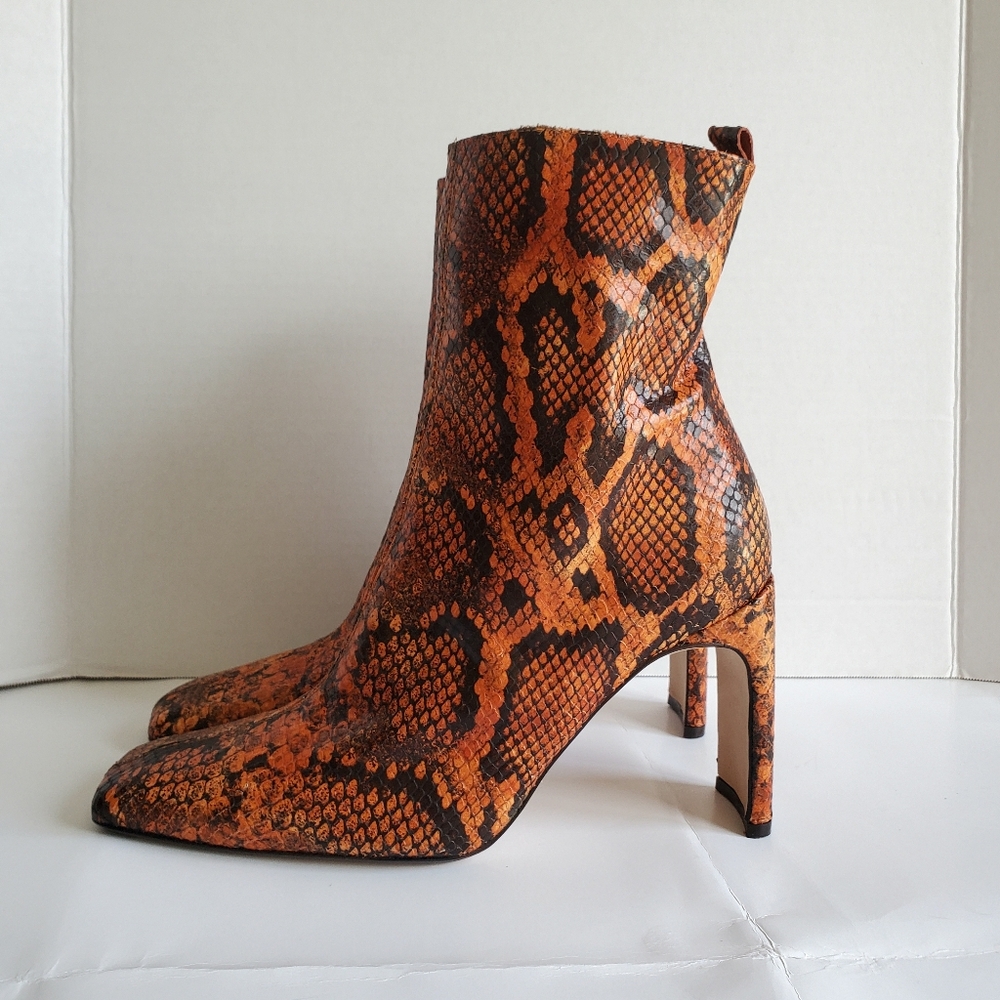 MIISTA Marcelle Snakeskin Boots 39 - Picture 6 of 15